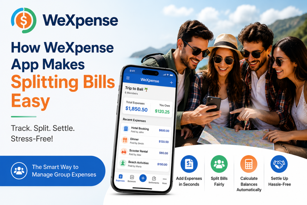 How the WeXpense App Makes Splitting Bills Easy